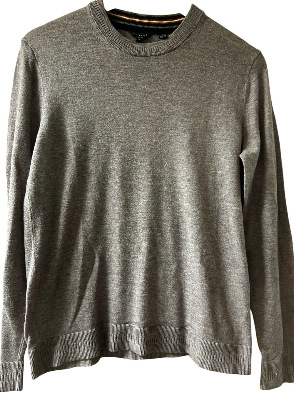 Ted Baker Purple Crewneck Men's Sweater wool cashmere blend